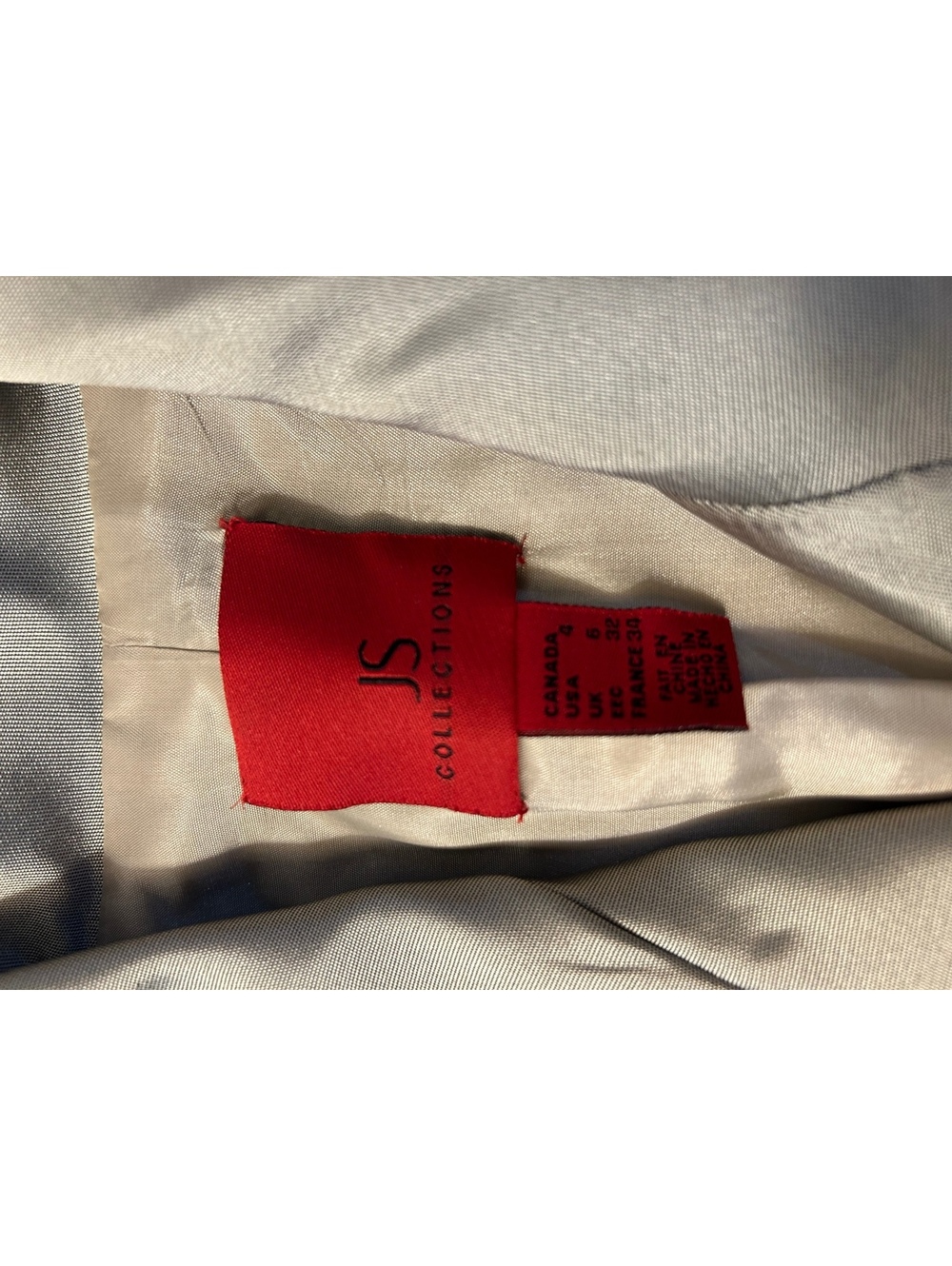 JS Collection Silver Blazer New - Picture 2 of 7